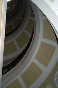 U.S. Custom House Interior Spiral Stairs, Thomas R. Blanck collection