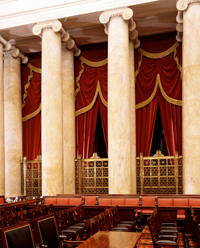 Supreme Court, interior view, courtesy Carol Highsmith