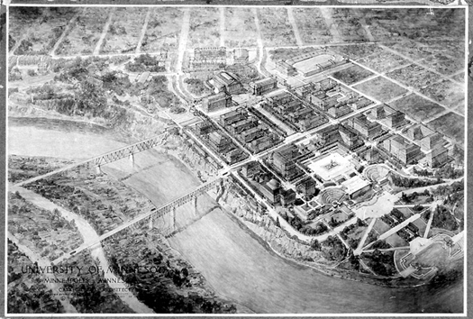 University of Minnesota Campus Plan sketch
