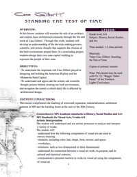 Teacher's Guide: Cass Gilbert: Standing the Test of Time