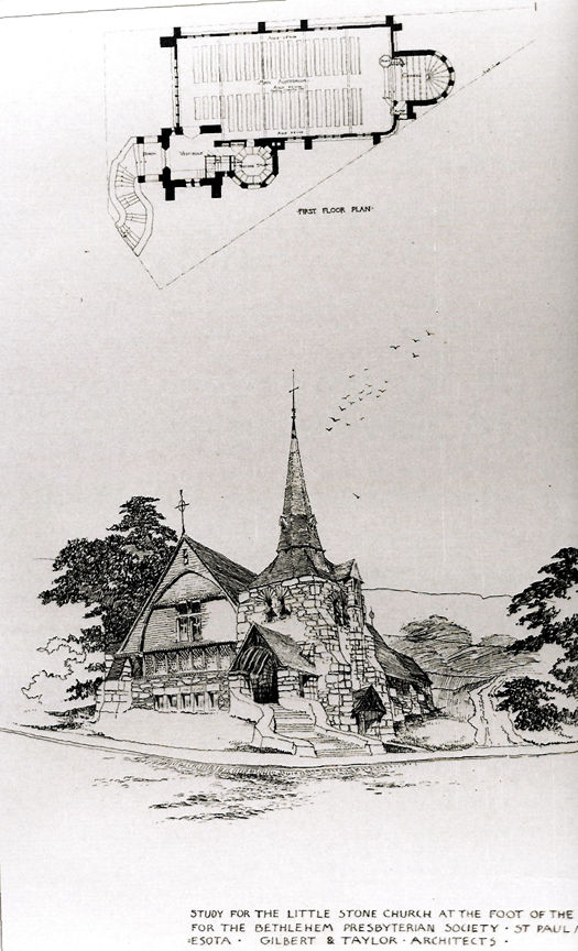 German Bethlehem Presbyterian Church, German Bethlehem First FloorPlan