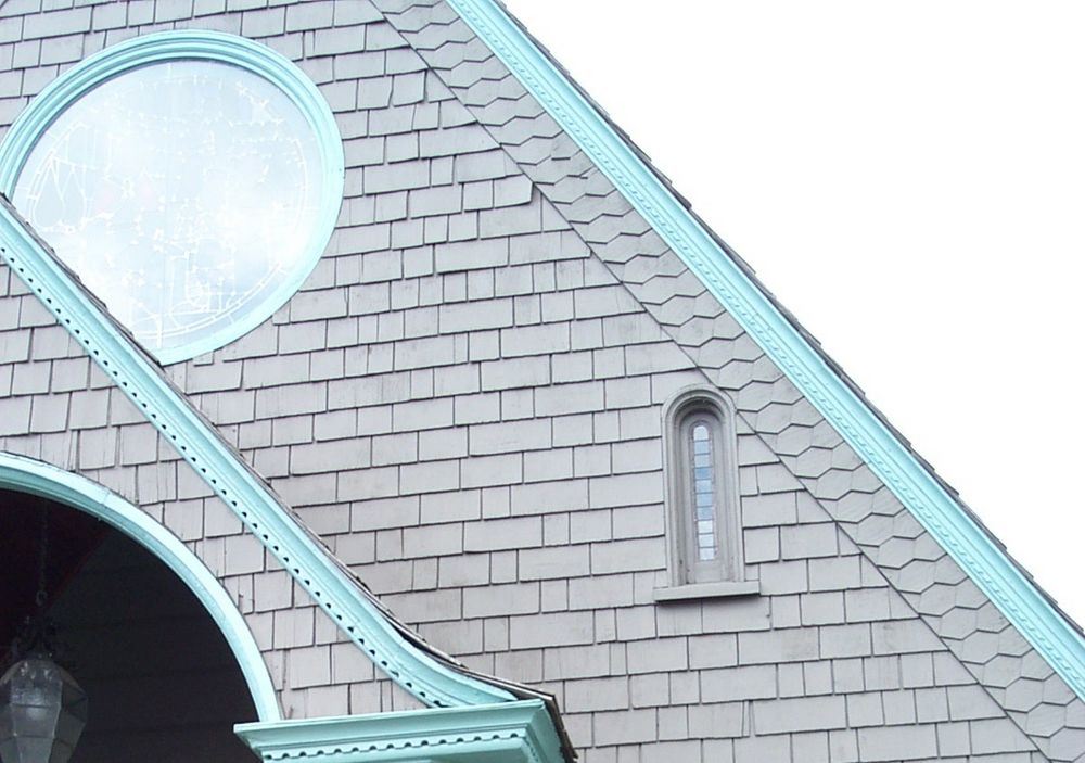 St. Martin's Episcopal Church (Camp Memorial), Cladding detail