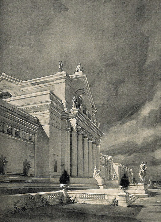 Palace of Fine Arts (St. Louis Art Museum), Palace of Fine Arts rendering