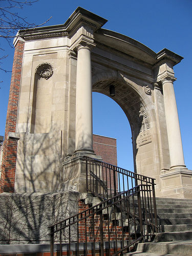 Madison Central High School, Entrance arch, Madison Central High School