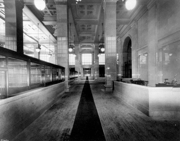 Minneapolis Federal Reserve Bank, Interior view of the Federal Reserve Bank
