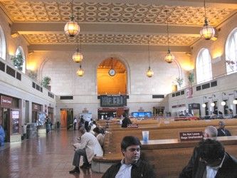 New Haven Railroad Station, Interior view