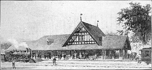 Northern Pacific Railroad Depot - Little Falls, Image from the Thomas R. Blanck Collection