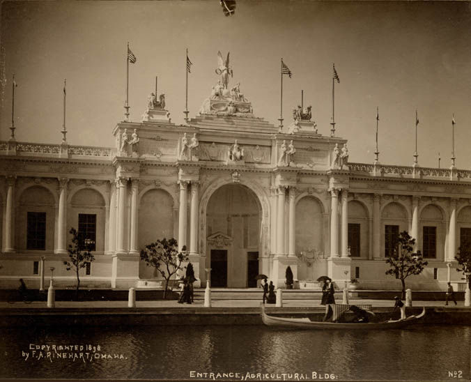 Omaha Exposition Agricultural Building, Front Entry of the Agricultural Building