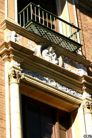 University of Texas at Austin Education Building (Sutton Hall), University of Texas Education Building (Sutton Hall), carved entrance. Austin, TX