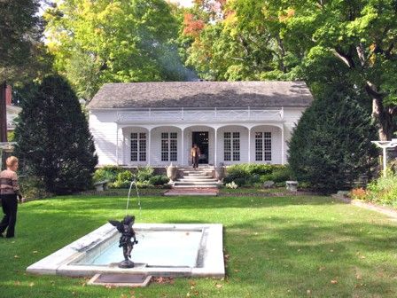 Garden House at Cannonball House (now Keeler Tavern), Ridgefield, CT